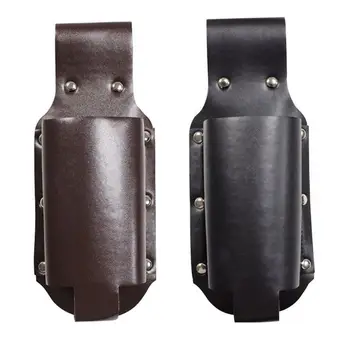 

Unisex Beer Holster Metal Waist Bag Portable PU Leather Belt Storage Bum Bag Handy Wine Bottles Beverage Can Holder Organizer