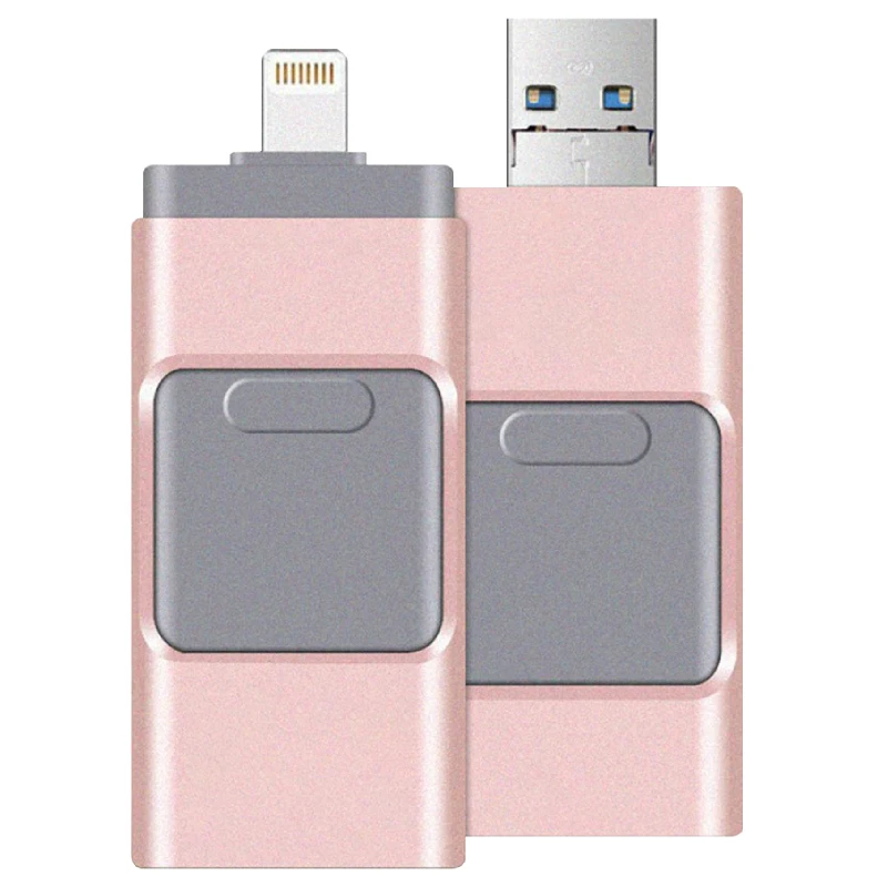 

Pen drive 128GB 64GB 32GB 16GB Pendrive USB 3.0 OTG iFlash Drive HD USB Flash Drives for iPhone 7 iPad iPod iOS Android Phone