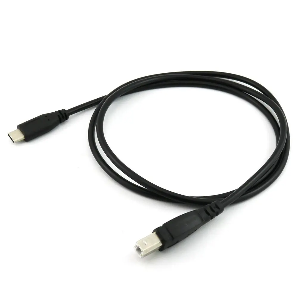 USB C 3 1 Type папа к 2 0 B Тип Мужской кабель для передачи данных Шнур телефонный принтер