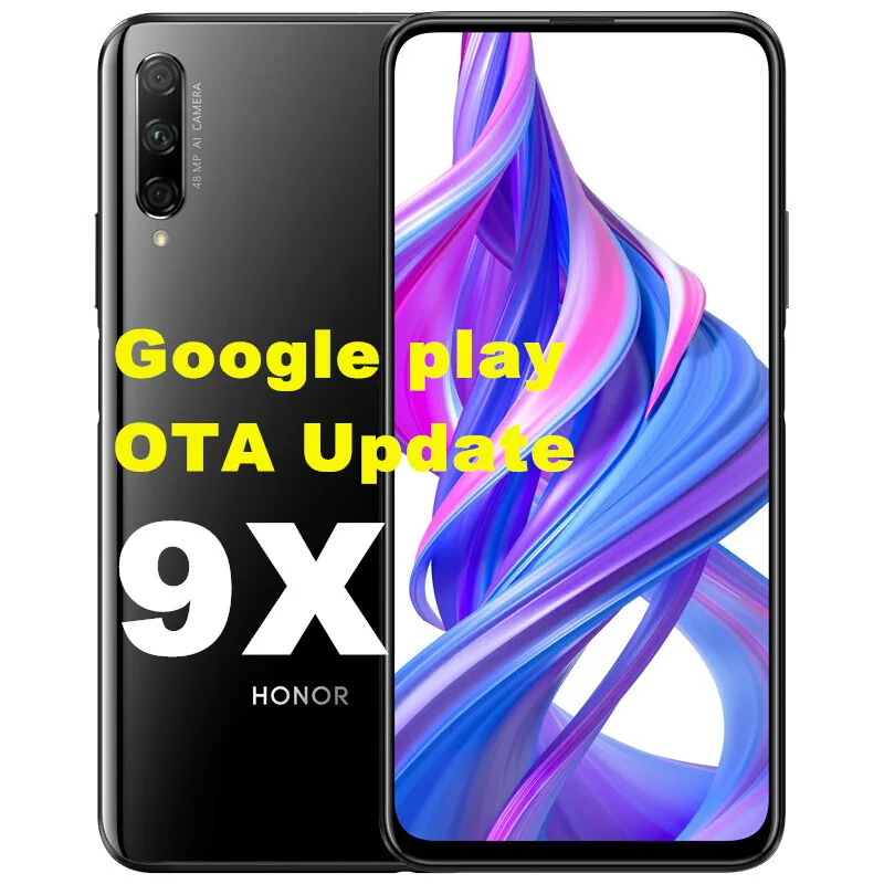 В наличии новая модель оригинал Honor 9X Pro смартфон 4G Android подъемная камера 48 МП Kirin 810