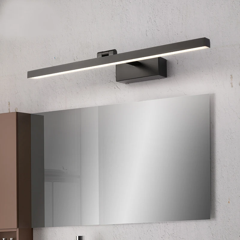 

Nordic Bathroom led Mirror Lamp Modern Bedroom Bedside Wall Lamp Indoor Wall Light Fixture Black/White restaurant