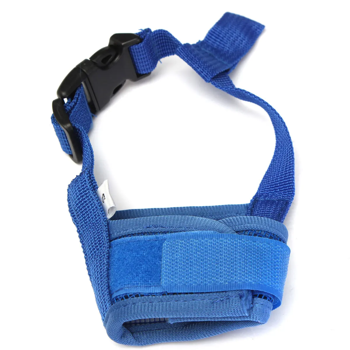 Blue S Регулируемый намордник для собак Pet Puppy Mesh Рот нейлоновая Маска Анти укусы лай товары для домашних животных черный синий фиолетовый розовый красный s m l xl - Цвет: Blue S