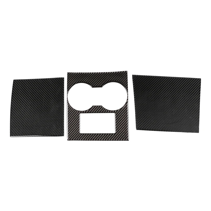 

3Pcs Car Real Carbon Fiber Control Panel Decal for Tesla Model 3