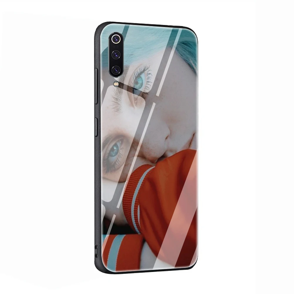 G4 Billie eilish rainbow blohsh Океанский глаз закаленное стекло чехол для телефона для Xiaomi mi 8 9 Красный mi 4X 6A Note 5 6 7 Pro - Цвет: G4