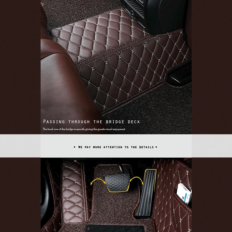 Car Floor Mats For BMW X5 5 Seats 2014 2015 Rugs Auto Interior Mat Accessories Car Carpets