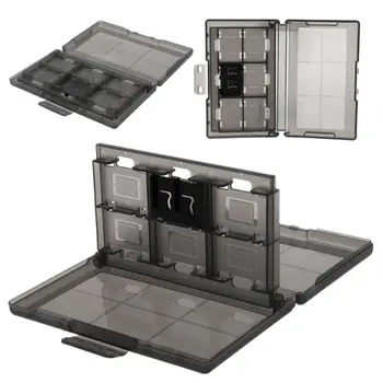 

12+2 Slots Protective Case Game Memory Cards Cartridge Holder Storage Box Organizer Portable for Switch L41F