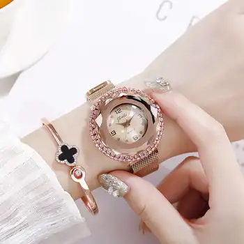 

reloj mujer montre femme Watch Women Top Brand Luxury Women's Bracelet Gifts Watches Rhinestone Ladies Watch Women Watches
