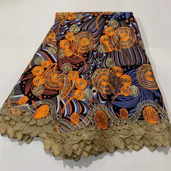 

2020 Latest Embroidered Tulle Lace African High Quality Lace Fabric Trim Sewing Women DIY Dress Party Nigerian