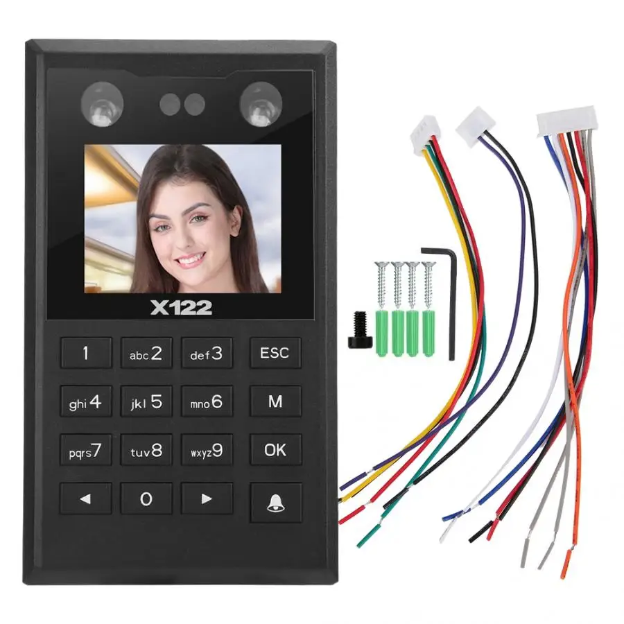 2,8 дюймов TFT распознавание лица Palmprint контроль доступа системы ночной вид