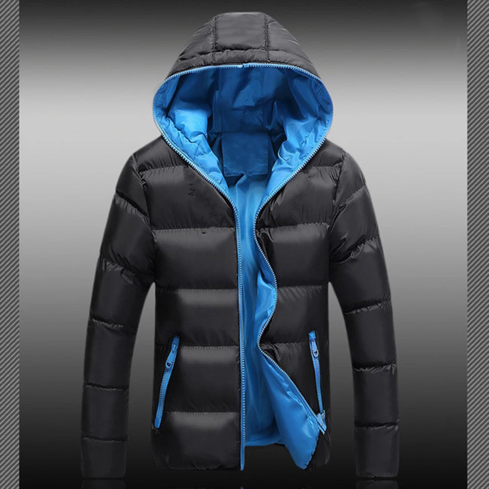 CYSINCOS мужские куртки зимняя повседневная верхняя одежда ветровка Jaqueta Masculino приталенная модная верхняя одежда с капюшоном для мужчин размера плюс