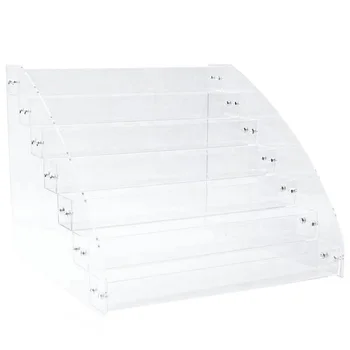 

7 Tier Acrylic Cosmetics Nail Polish Rack Display Holder Plastic Box Acrylic Stand Case Lipstick Organizer Storage Nail Art Disp