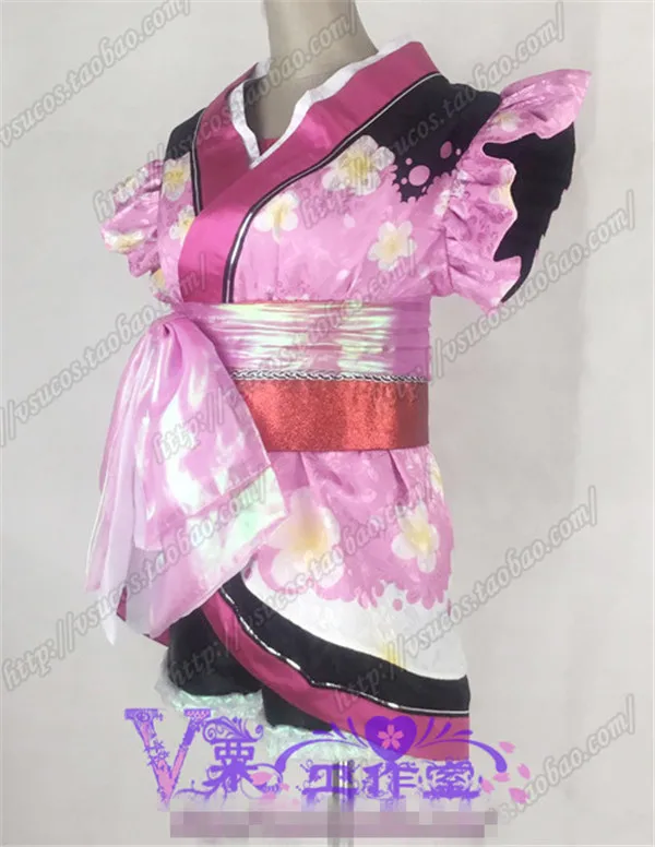 

lovelive!sunshine my dance tonight Ruby Kurosawa cosplay Printed kimono Halloween costume for woman custom made A