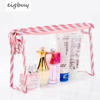 

2020 Fashion Women's Transparent PVC Cosmetic Bag Multi-function Three-dimensional Cosmetic Bag Zipper Waterproof Travel Bag