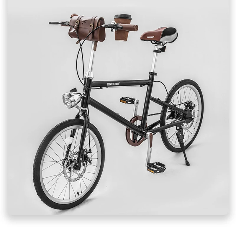 20 inch bike 14inch 18inch frame 7speeds Commuter bike Retro Leisur Bike white black bike frame mini bicycle