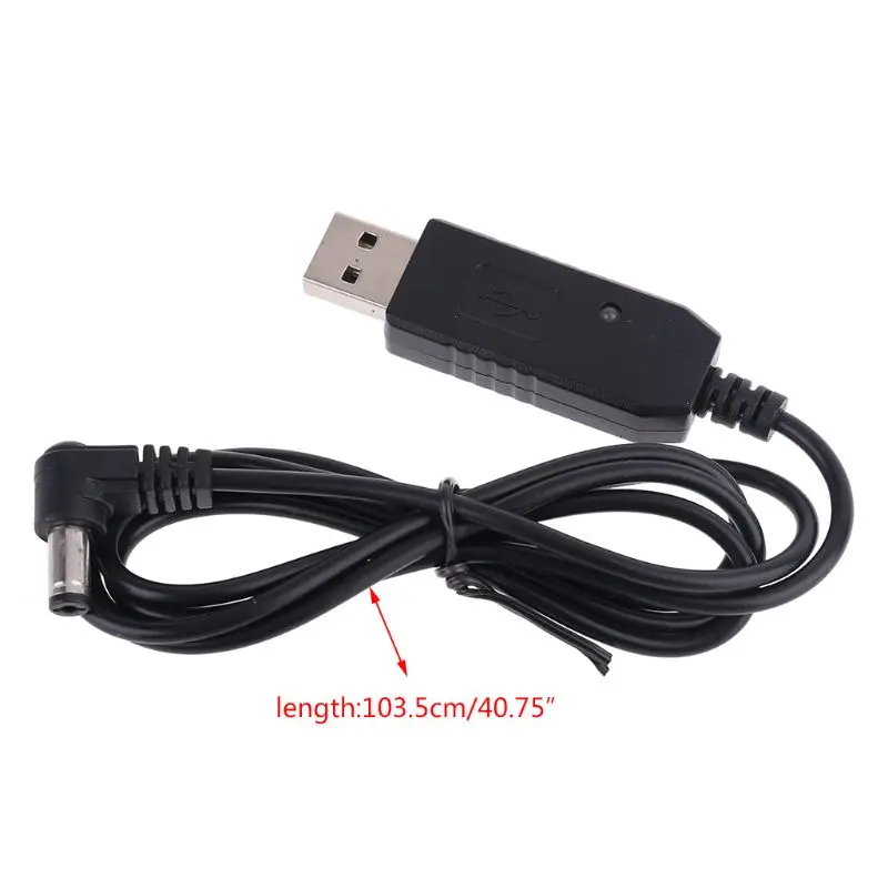 Cable de carga USB para baofeng UV-5R UV-82 BF-F8HP UV-82HP UV-5X3 Base del cargador R91A