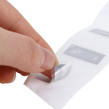 NFC 스티커, ISO 14443A 13.56MHZ RFID 프로그래머 칩, 범용 소형 라벨, 8*18mm, 10 개