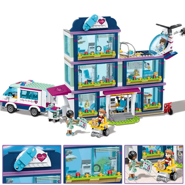friends heartlake city resort top hotel building blocks kit