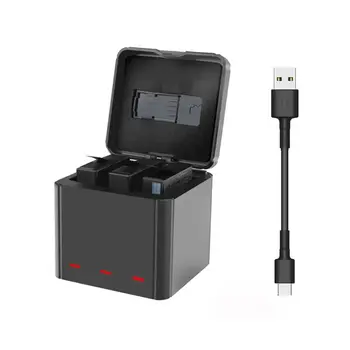 

Storage Battery Charging Box with TYPE-C Data Cable for Insta360 One X Camera