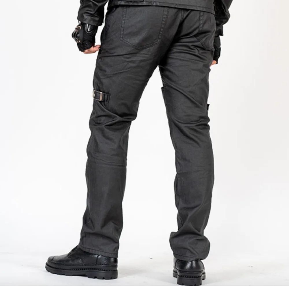 waxed coated bike jeans JOHNNY  2