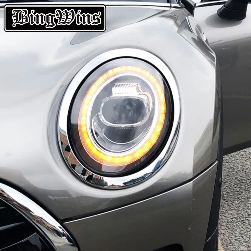 

Car styling For BMW Mini F56 2014-2019 Headlight assembly High Xenon Headlamp Old Modified Flow Lens LED Sunlight