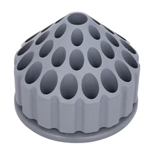 35 Holes 360 Degree Storage Box Grinding Head Rotary Engraving Tool Organizer Needle Tool Storage