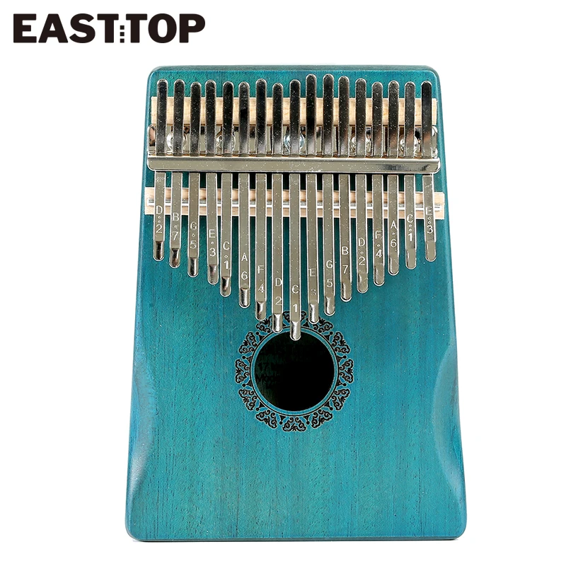 EASTTOP EK17-B 17 Keys Kalimba Thumb Piano Mahogany Body Musical Instrument best quality and price |