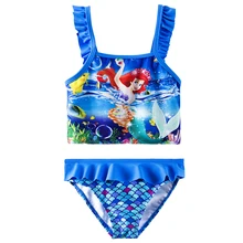 Окончательная распродажа! Купальный костюм из двух предметов для девочек, Детский комплект бикини для девочек, детский купальный костюм, бикини, Infantil-H042/H043