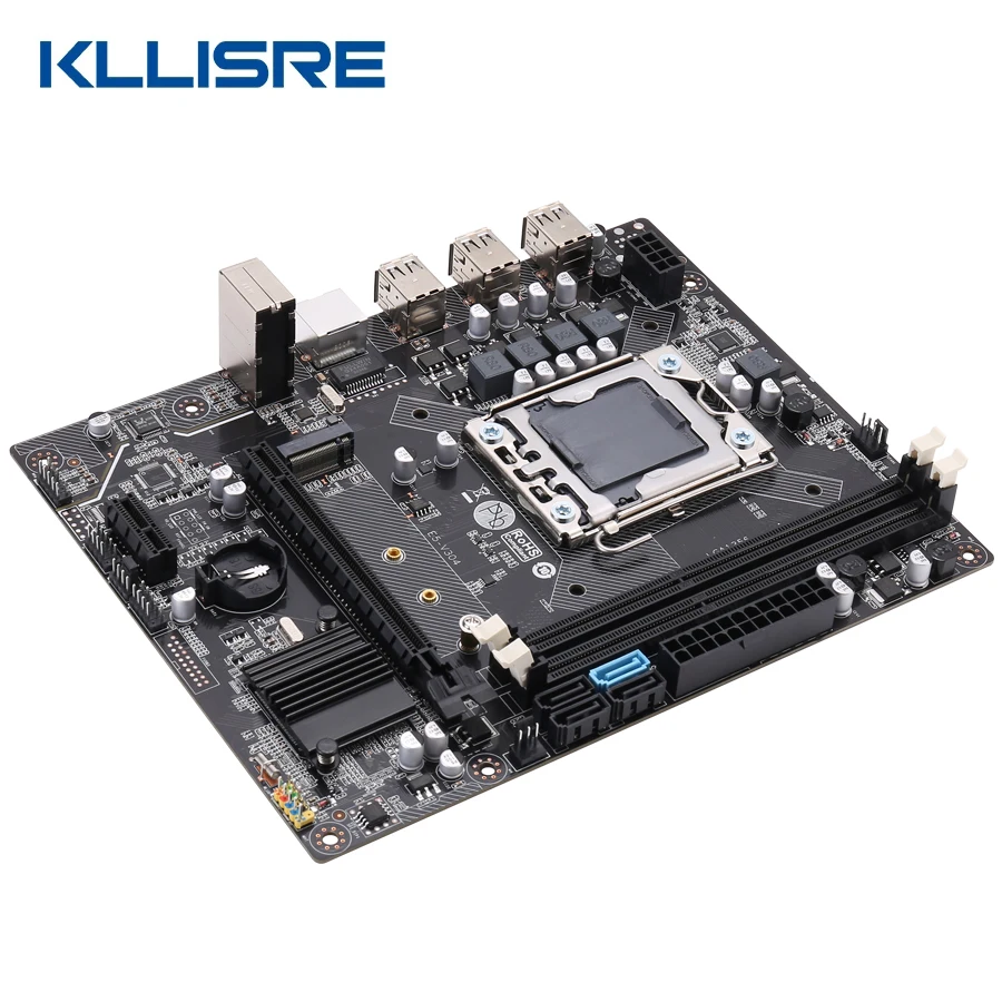 Комплект материнской платы Kllisre X9A с Xeon LGA 1356 E5 2420 C2 2x4 ГБ = 8 Гб 1333 МГц DDR3 память ECC