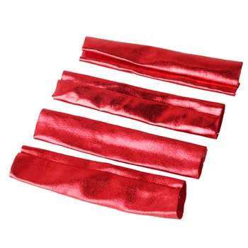 

4Pcs Dust-Proof Shock Absorber Cover Guard for 1/8 Scale RC Car Off Road Truck Buggy HSP HPI Traxxas Redcat Racing,Red