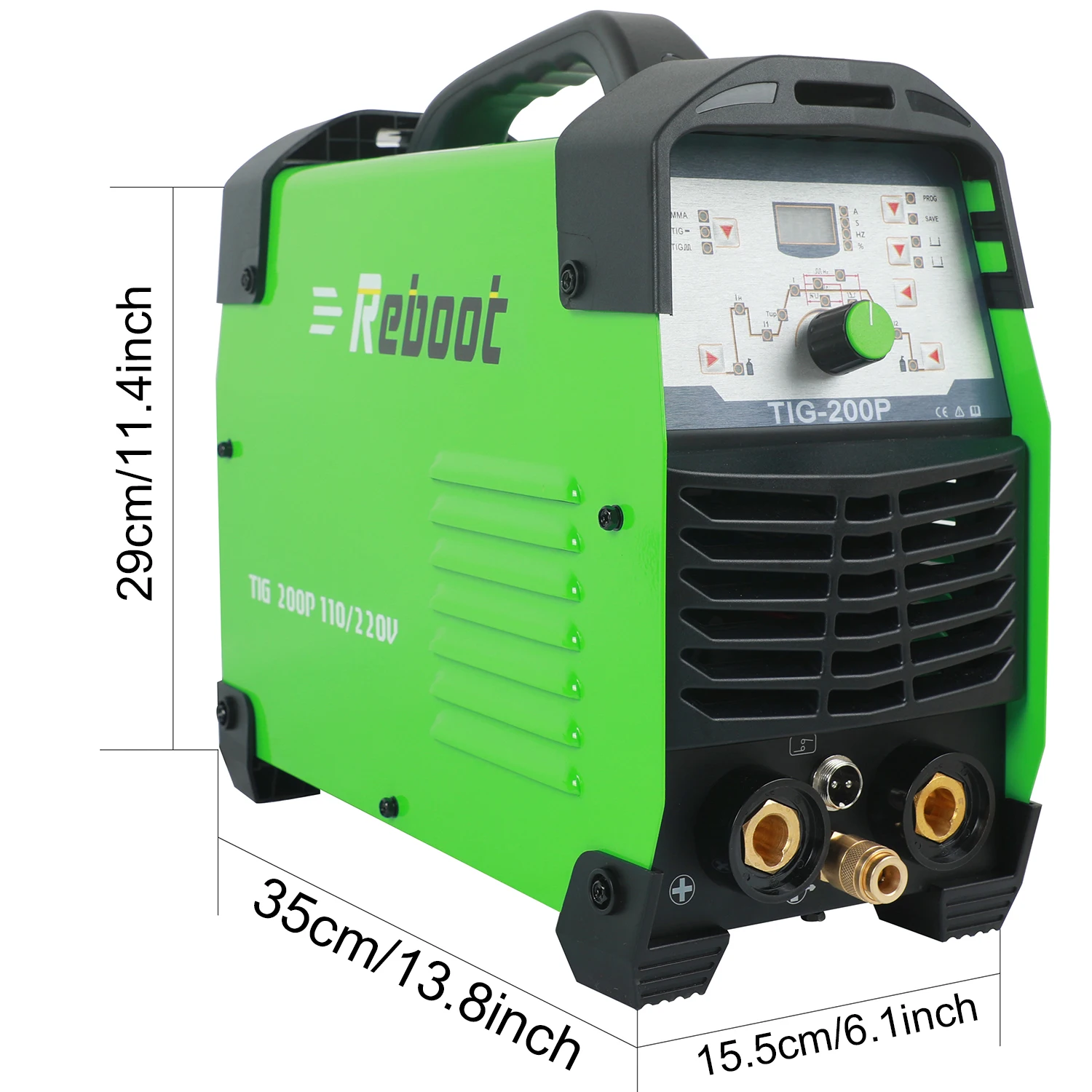 Welding Equipment TIG Welder Machine IGBT Inverter Reboot TIG200P Pulse