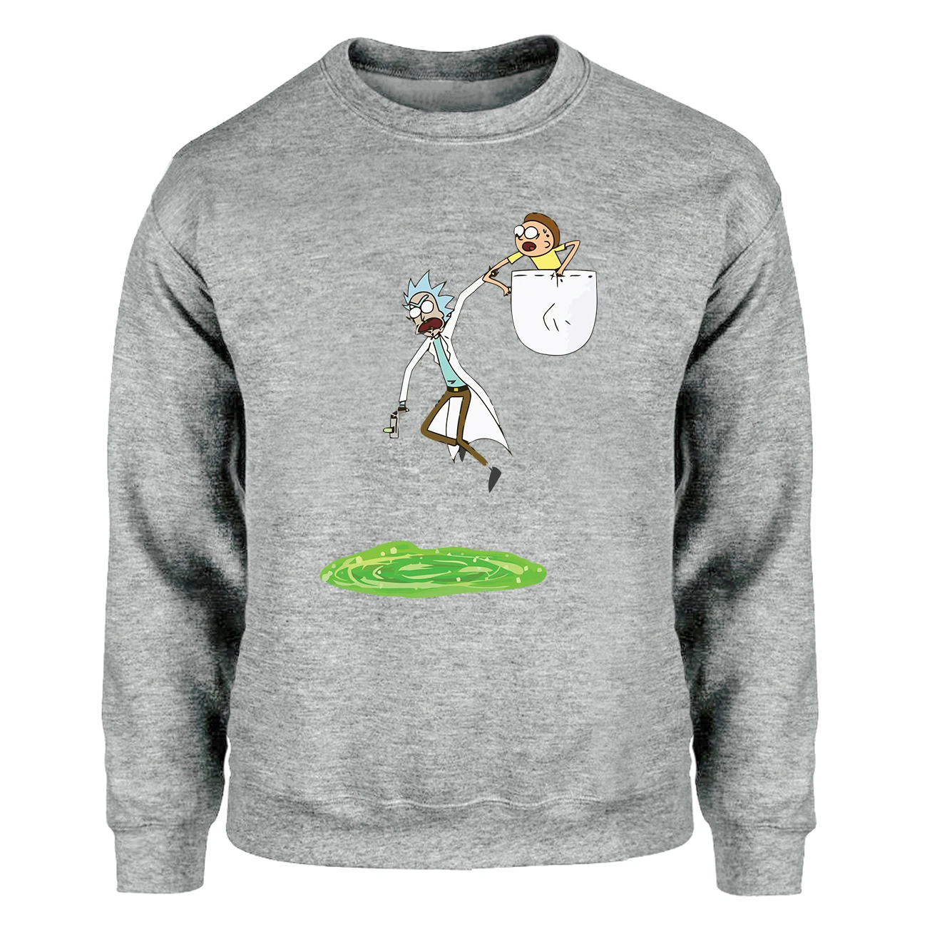 

Rick and Morty Funny Hoodies Sweatshirts Men Cartoon Crewneck Sweatshirt Back To the Future Winter Autumn Harajuku Sportswear