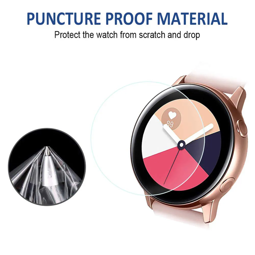 Tempered-Film-For-Samsung-Galaxy-Watch-Active-High-Quality-Waterproof-Anti-Scratch-Transparent-Protective-Film-Smart (3)