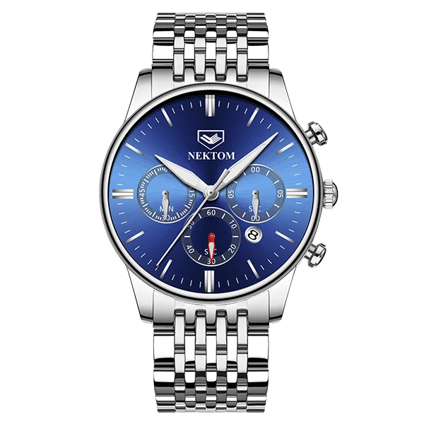 Новые часы Мужские люксовый бренд LIGE Хронограф Мужские спортивные часы водонепроницаемые полностью Стальные кварцевые мужские часы Relogio Masculino - Цвет: G8186F