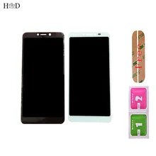 Écran tactile LCD portable pour Wiko Harry 2, avec capteur d'objectif, panneau avant en verre avec cadre et outils=