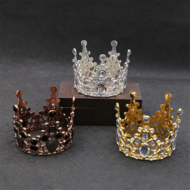 Cute Small Tiaras Hair ornament Bridal Jewelry Doll Decoration For Girls and Boys
