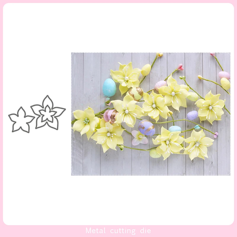 

3pcs Flower combination Metal Cutting Dies for DIY Scrapbooking Photo Album Decorative Embossing Paper Card Crafts Die Cut 2019
