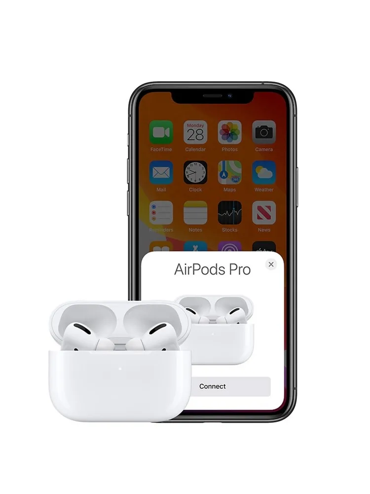 Original Apple Wireless Bluetooth Earphone Airpods Pro Active Noise Cancellation with Charging Case Quick Charging