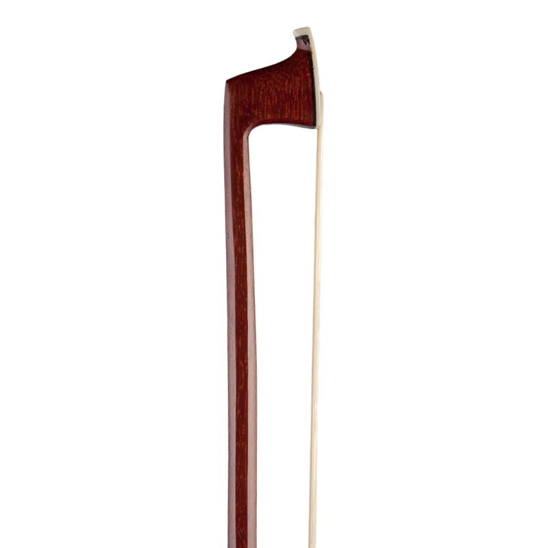 Violin Bow(Pernambuco Bow Stick Black Ebony Frog and Horsetail Bow Hair) for 4/4 Full Size Violin