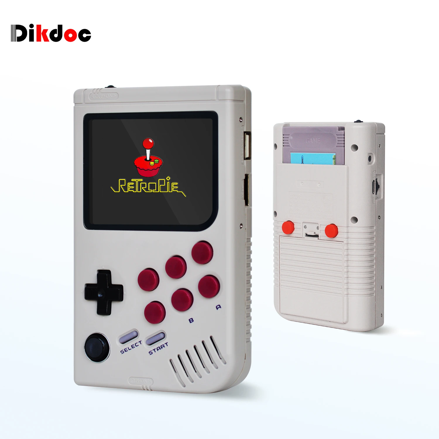Dikdoc Handheld Game Console Mini Portable Retro Game Console 50000 Games HD TV Console Pi-boy CM4 Video Gaming Player