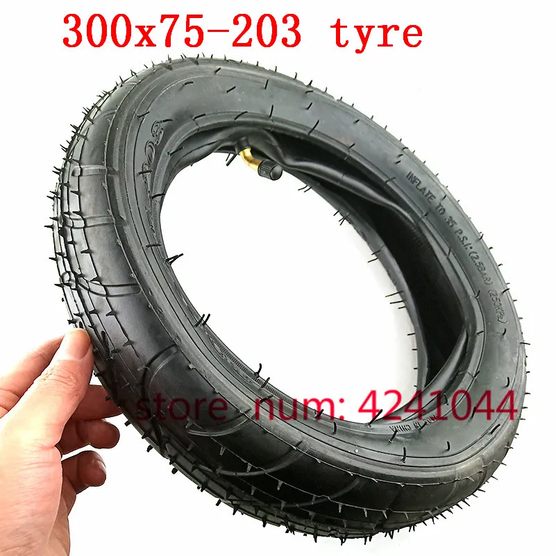 270x47-203 шины 280x65-203 300x75-203 внутренняя труба и шины подходит для детского трехколесного велосипеда детская тележка пневматические шины - Цвет: 300x75-203