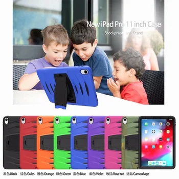 

Case For Apple iPad Pro 11 inch 2018 case Waterproof Shockproof Armor Heavy Duty Silicone Safe Child case for iPad Pro 11" Cover