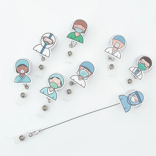 Nurse Badge Holder Accessories, Badge Holder Clips Nurses