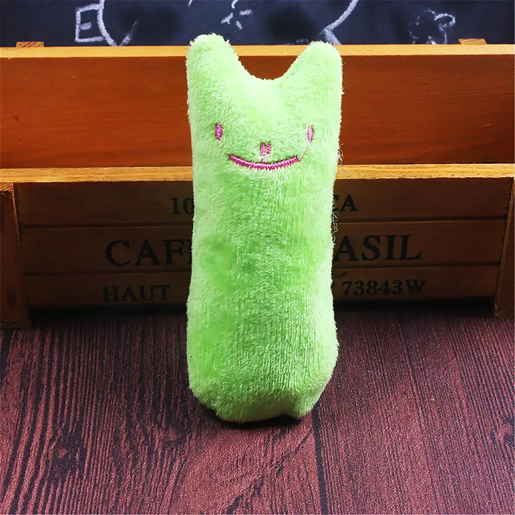 Pet Cute Teeth Grinding Toys Scratch Little Finger Pillow Crazy Pet Chewing Toy Funny Interactive Plush Cat Toy