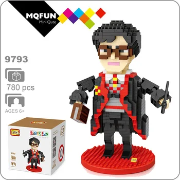 

LOZ Blocks Character Anime Magician Movie Action Figure Block Plastic Assembly Toys Educational Diamond Block Brick 9793