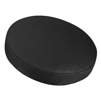 

Thick Elastic Barstool Seat Cushion Cover Practical Stool Cover Soft Round Chair Protector For Home Shop - Black (Diameter 30cm