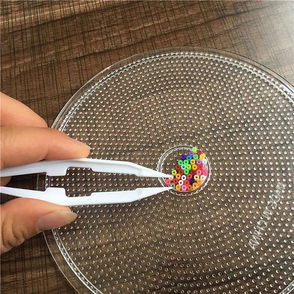 Сделай Сам 2,6 мм 2 шт DIY Головоломка сборка bean набор для детей Мультяшные формы волшебный шаблон bean большие четыре квадратные игрушки