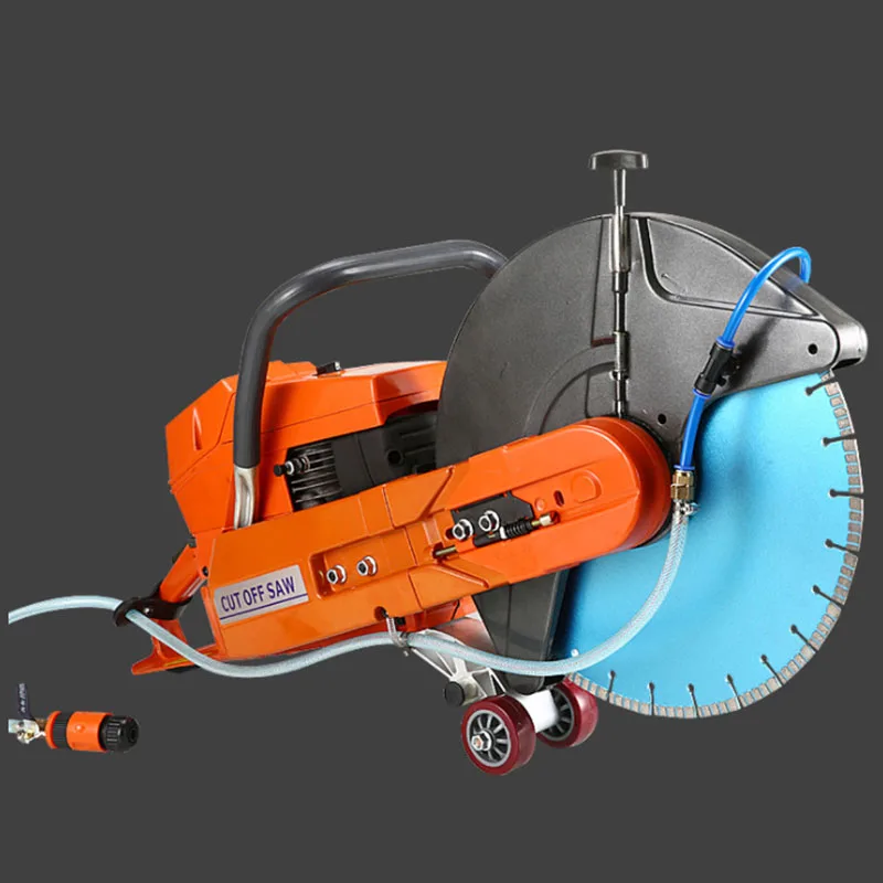 350mm/400mm high-horsepower power cutting saw, gasoline concrete cutting  machine, fire-fighting toothless saw AliExpress