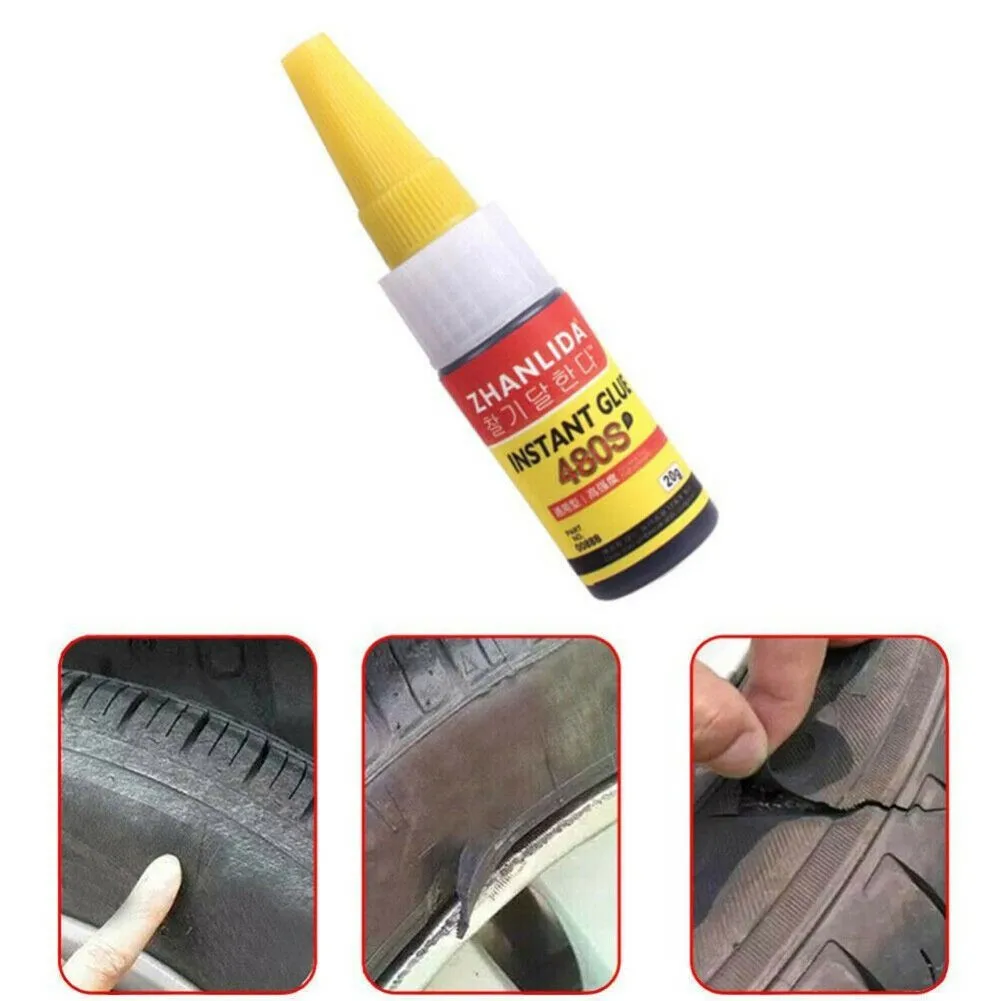 Car Adhesives Tire Repair Glue 480S Sealers Super Caulk Car Rubber Repair Tire Glue Tyre glues Tubeless Tire Repair Tools
