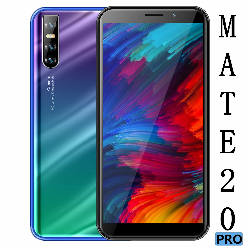 mate 20 Pro 4G ram 64G rom полный экран 6," мобильные телефоны 13 МП+ 5 Мп четырехъядерный телефон Android разблокированные смартфоны