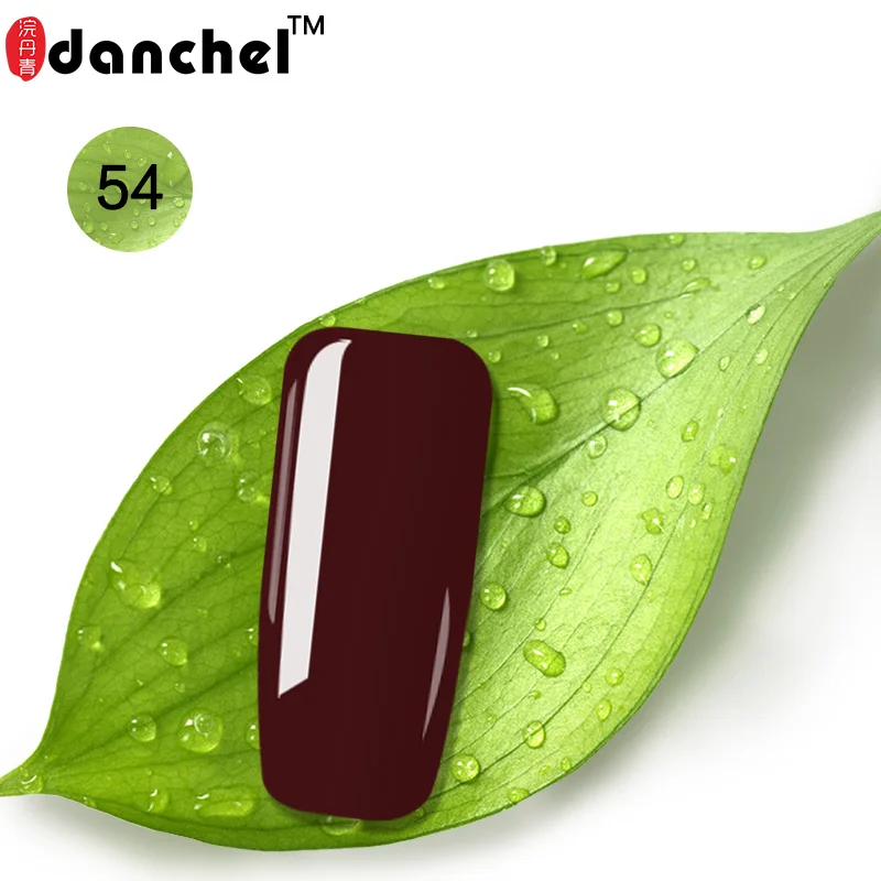 54 Danchel 9 мл гель покрытые лаком ногти художественный гель uv Vernis светодиодный праймер Полупостоянный светодиодный Гель-лак для замачивания Гель-лак для ногтей основа и верхнее покрытие - Цвет: 54